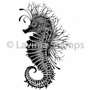 Lavinia Stamps - Sebastian the Seahorse