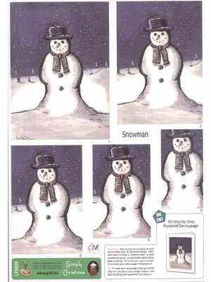 Large Format - Snowman