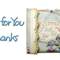 Marianne Design: Creatables Dies - Just for You/Thanks