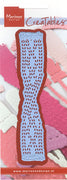 Marianne Design: Creatables Dies - Knitted Scarf