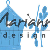 Marianne Design Creatables Willow Cats & Birdhouse