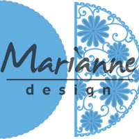 Marianne Design Creatables Anja's Flower Demi Circle