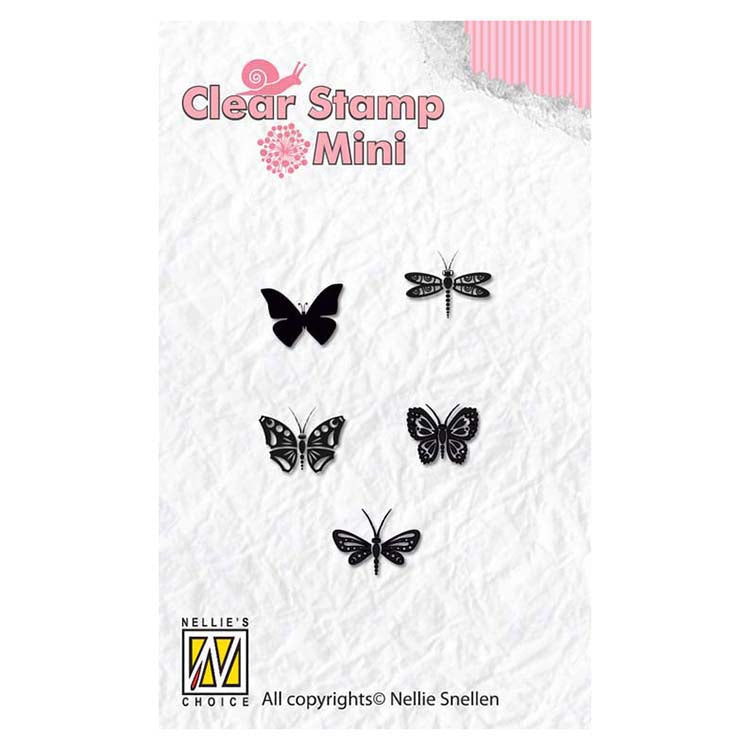Nellie's Choice - Clear Stamp Butterflies