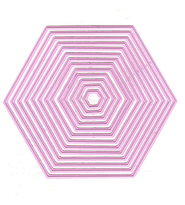 Multi Frame Die Straight Hexagon