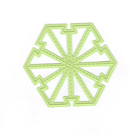 Nellie's Folding Die - Christmas Ball Star Small