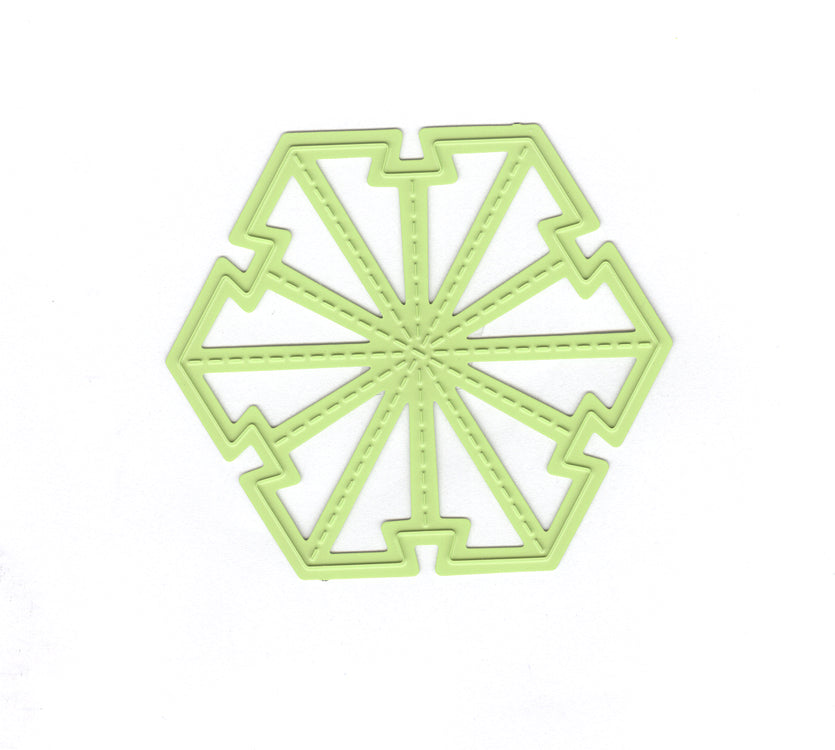 Nellie's Folding Die - Christmas Ball Star Small