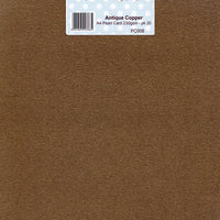Foundation A4 Pearl Cardstock 230gsm pk 20 - Antique Copper