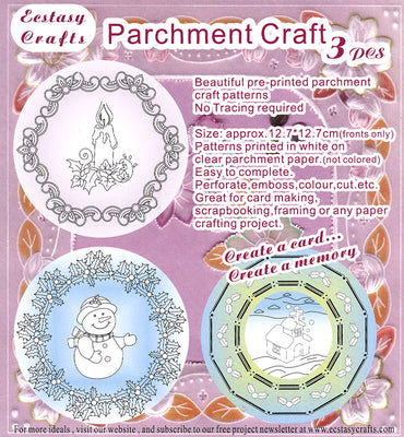 Ecstasy Crafts Parchment Craft Perforating & Embossing Kit-Elegant Corners