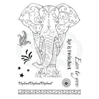 Pink Ink Designs A5 Clear Stamp Set Elephant