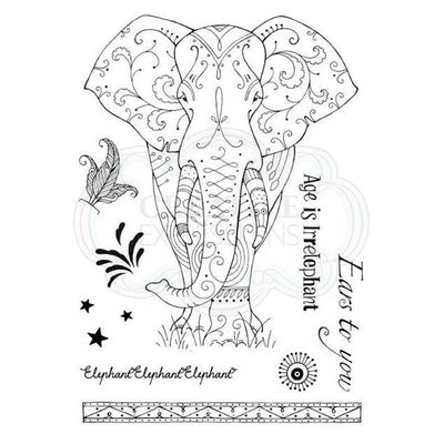 Pink Ink Designs A5 Clear Stamp Set Elephant
