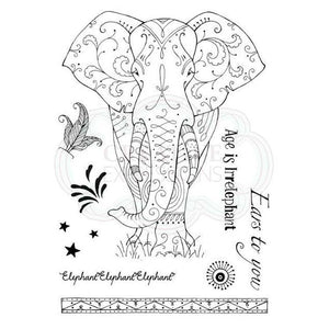 Pink Ink Designs A5 Clear Stamp Set Elephant