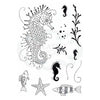 Pink Ink Designs A6 Clear Stamp Set Seahorse