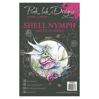 Pink Ink Designs A5 Clear Stamp Shell Nymph