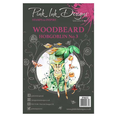 Pink Ink Designs A5 Clear Stamp Woodbeard