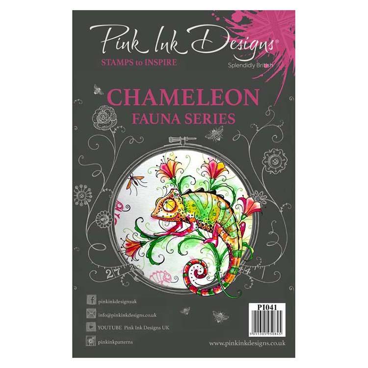 Pink Ink Designs Clear Stamp Chameleon