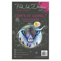 Pink Ink Designs Clear Stamp Cow's It Going?