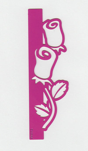 Pink Stencils Rose