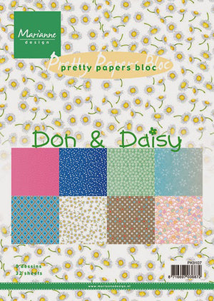 Marianne's Pretty Paper Bloc-Don & Daisy