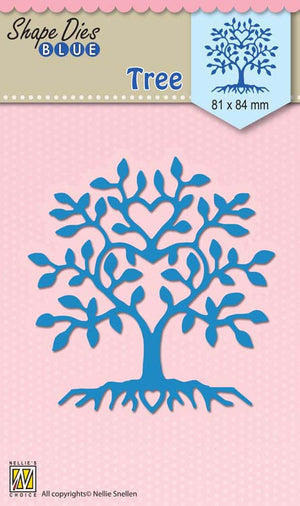 Nellie's Choice - Shape Die Blue Tree