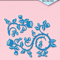 Nellie's Choice - Shape Die Blue Two Rose Twigs