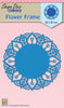 Nellie's Choice - Shape Die Blue Round Lace-Flower Frame