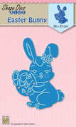 Nellie's Choice - Shape Die Blue Easter Bunny