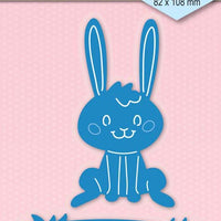 Nellie's Choice - Shape Die Blue Easter Hare