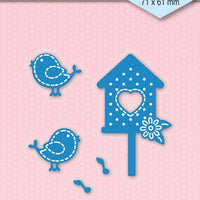 Nellie's Choice - Shape Die Blue Birdhouse