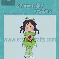 Stampfairy Cling Stamp - Betty Christmas