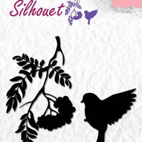 Nellie's Choice - Clear Stamp Silhouette Birdsong 3