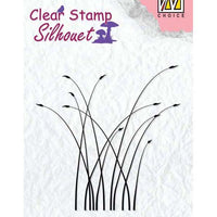 Nellie's Choice - Clear Stamp Silhouette Blooming Grass