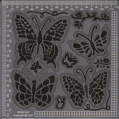 Ecstasy Crafts Exclusive Templates Small -Butterflies