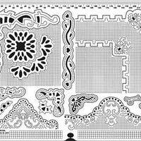 Ecstasy Crafts Exclusive Templates Large -Corners and Edges