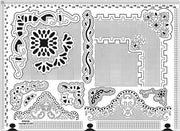 Ecstasy Crafts Exclusive Templates Large -Corners and Edges