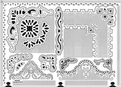 Ecstasy Crafts Exclusive Templates Large -Corners and Edges