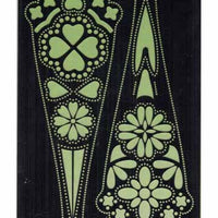 Ecstasy Crafts Exclusive Piecing/Embossing Templates -Hearts and Flower Fans