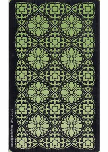 Ecstasy Crafts Exclusive Piecing/Embossing Templates -Ornate flowers