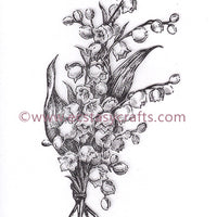 Nellie's Choice - Clear Stamp Spring - Lily of the Valley Bouquet