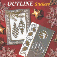 Christmas with outline Stickers..20 pages ISBN 8717116005837