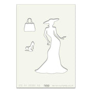 Clarity Stamp - Stencil - Elegant Lady