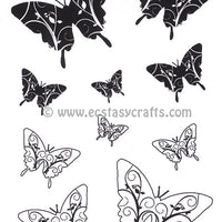 Creative Expressions - Clear Stamps - Butterfly Elegance Butterfly Icons