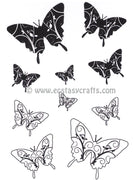 Creative Expressions - Clear Stamps - Butterfly Elegance Butterfly Icons