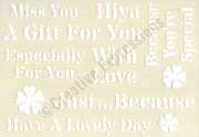 Creative Expressions Stencils Collection - Lovely