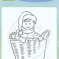 Clear Stamps - Little Sweetheart in Basket