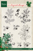 Marianne Design Layering Stamps Tiny's Holly