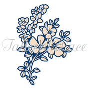 Tattered Lace Die - Whitework Ditsy Flower