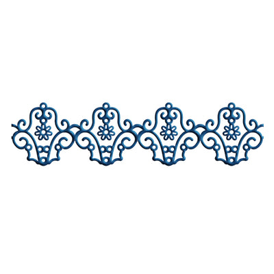 Tattered Lace Die - Demure Border