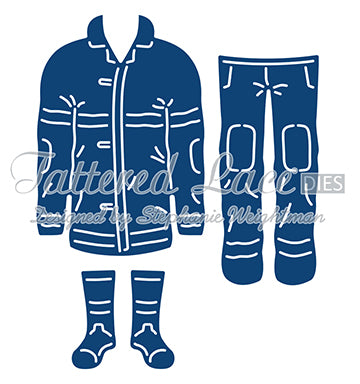 Tattered Lace Die - George's Overalls