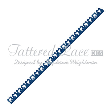 Tattered Lace Die - Delicate Heart Border