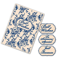 Tattered Lace Interchangeable Embossing Folder - Flourish Swirls